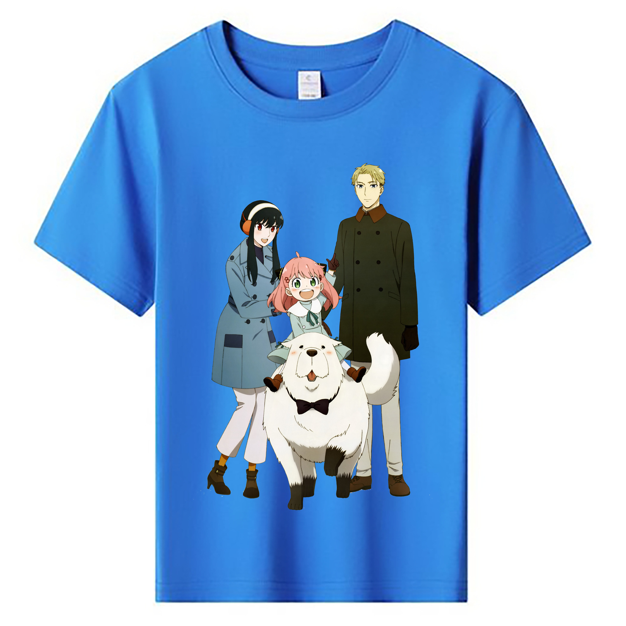 （画像用） SPY×FAMILY间谍家家酒 綿100％キッズTシャツ（フロントプリント）